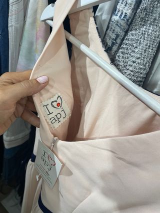 Vestido nude de fiesta