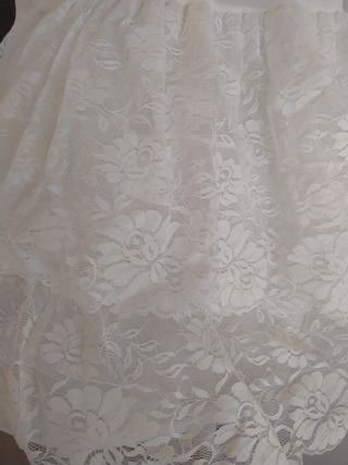 Cancan pronovias talla 38 color blanco roto