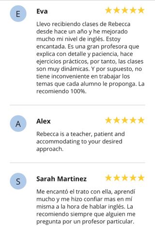Clases de ingles online con nativa