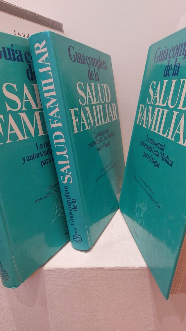3 libros de Salud Familiar.
