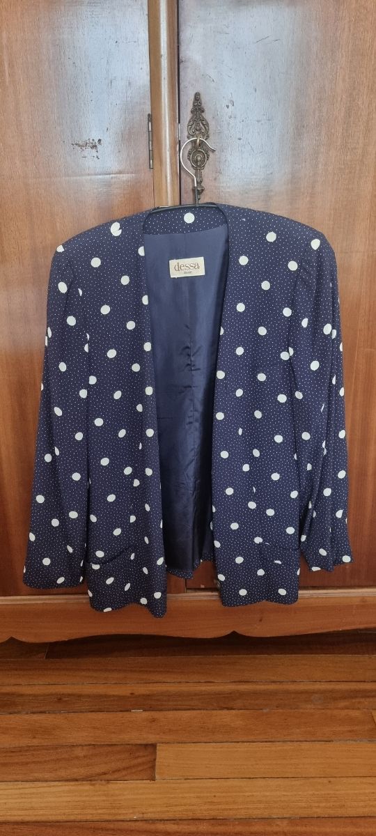 Blazer Dessa Tocut azul marino