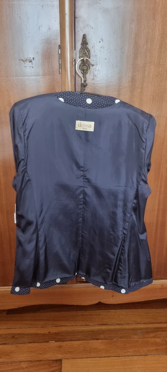 Blazer Dessa Tocut azul marino