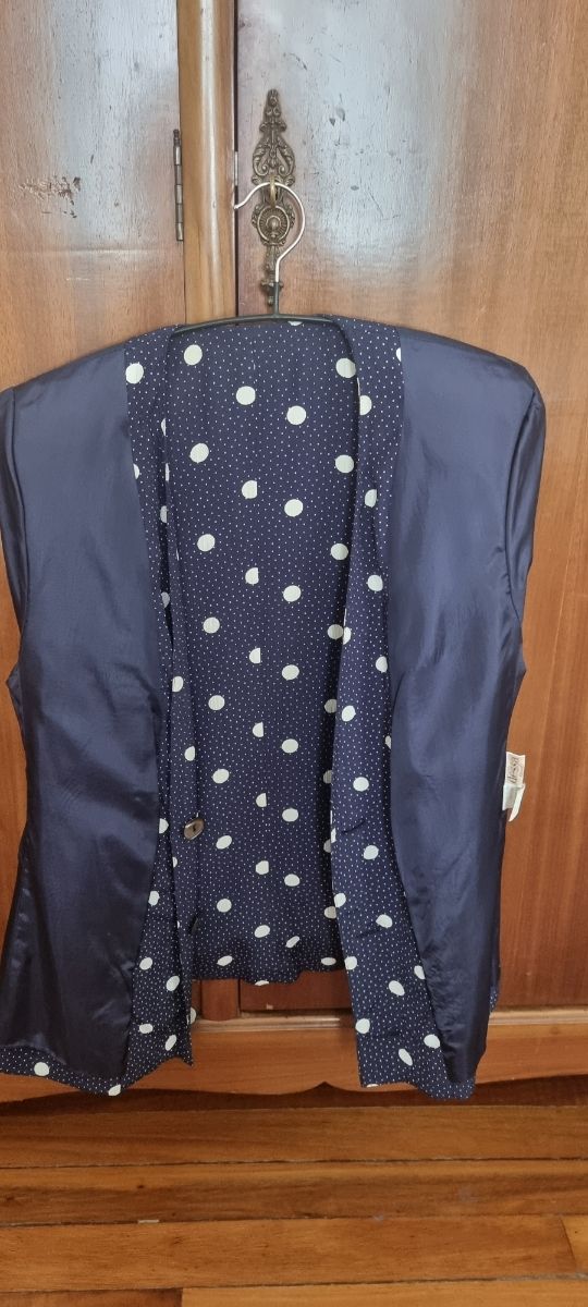 Blazer Dessa Tocut azul marino