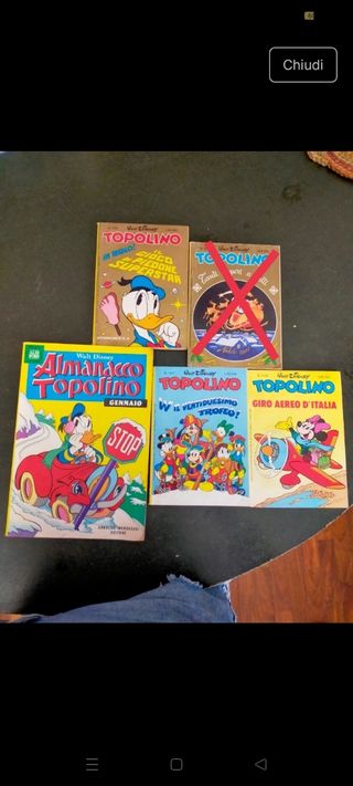 Set fumetti topolino 