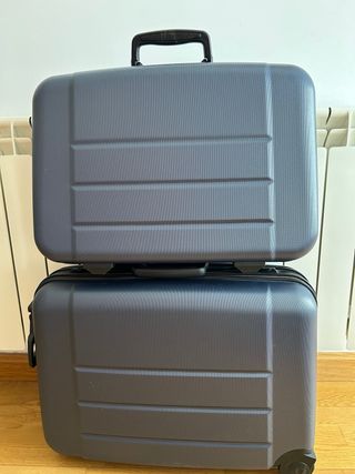 Maletas de viaje rigidas azul 
