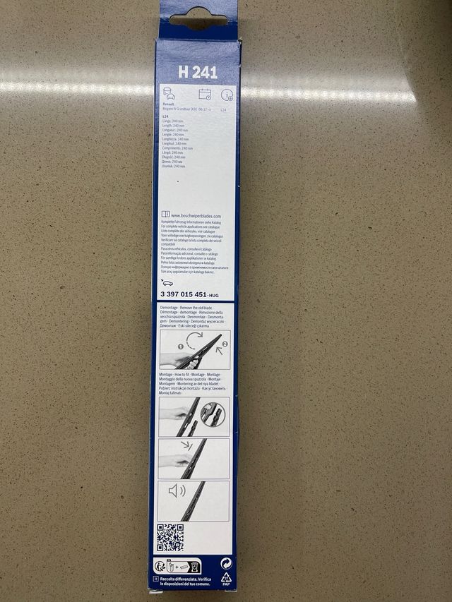 Limpia parabrisas trasera