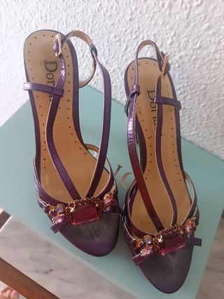 Sandalias zapatos fiesta tacón Doriani