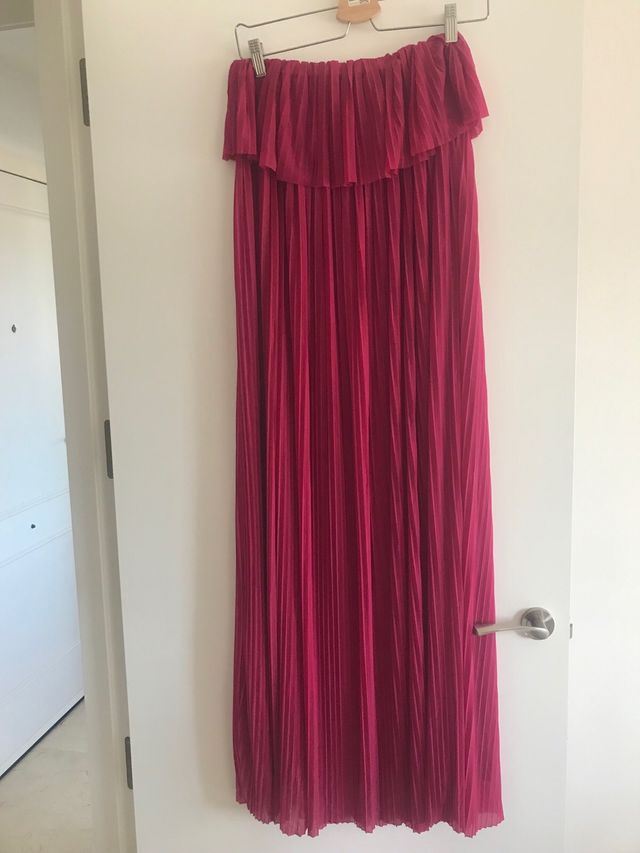 Vestido palabra de honor largo