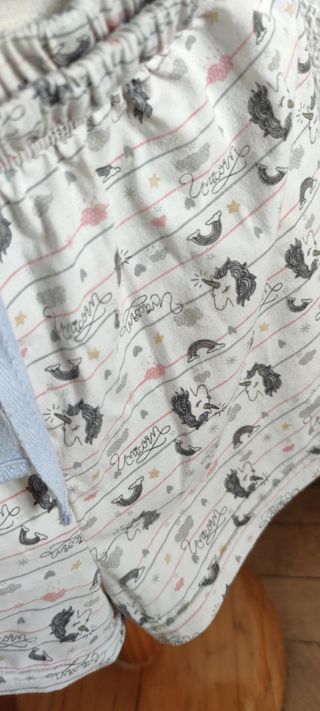 Conjunto pijama unicornio arcoiris verano