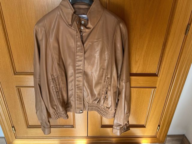 Cazadora de cuero