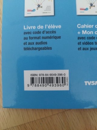 Libro de francés 1° de la ESO