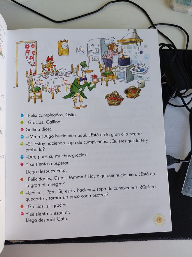 Libro 1⁰ Primaria. Regalo de cumpleaños