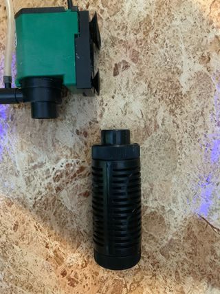 limpiafondos y oxigenador pecera
