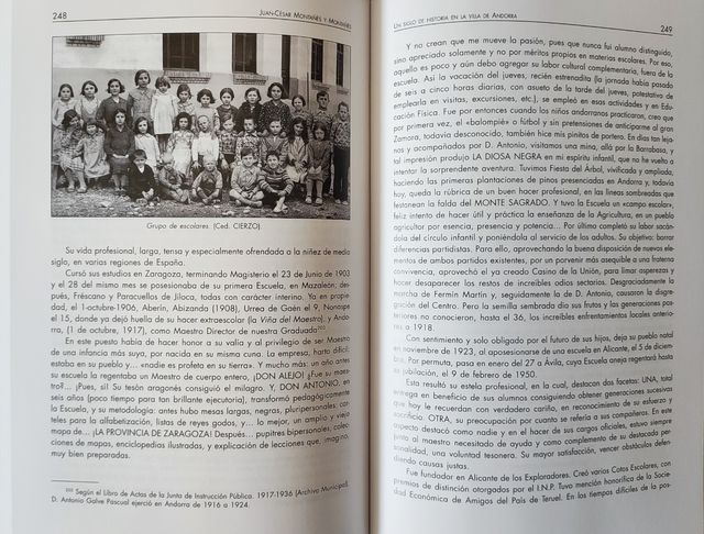 Un siglo de hist. en la villa de Andorra