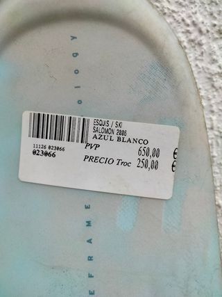 Esquís Salomón C610 140