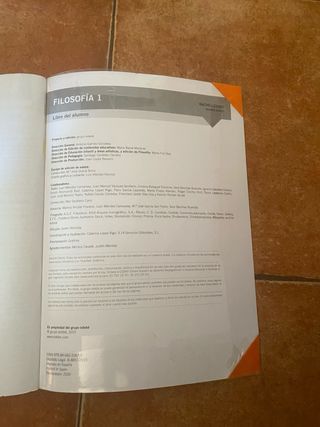 Libro filosofia 1 bachilerato