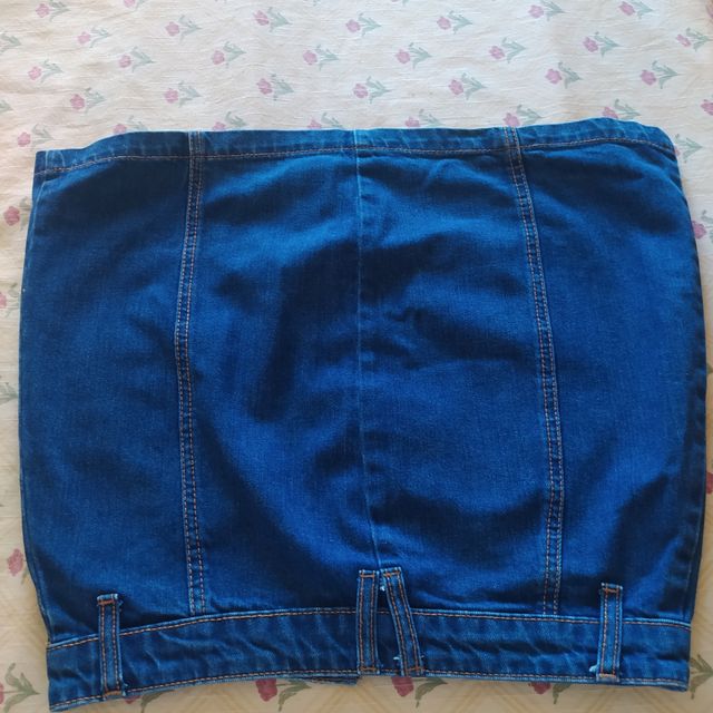 Minifalda  de tela vaquera 