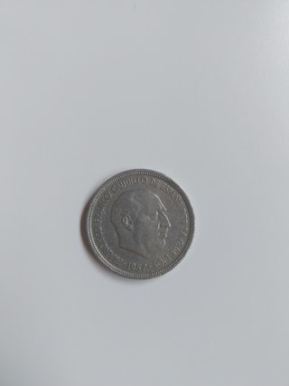 Moneda de Franco 1957