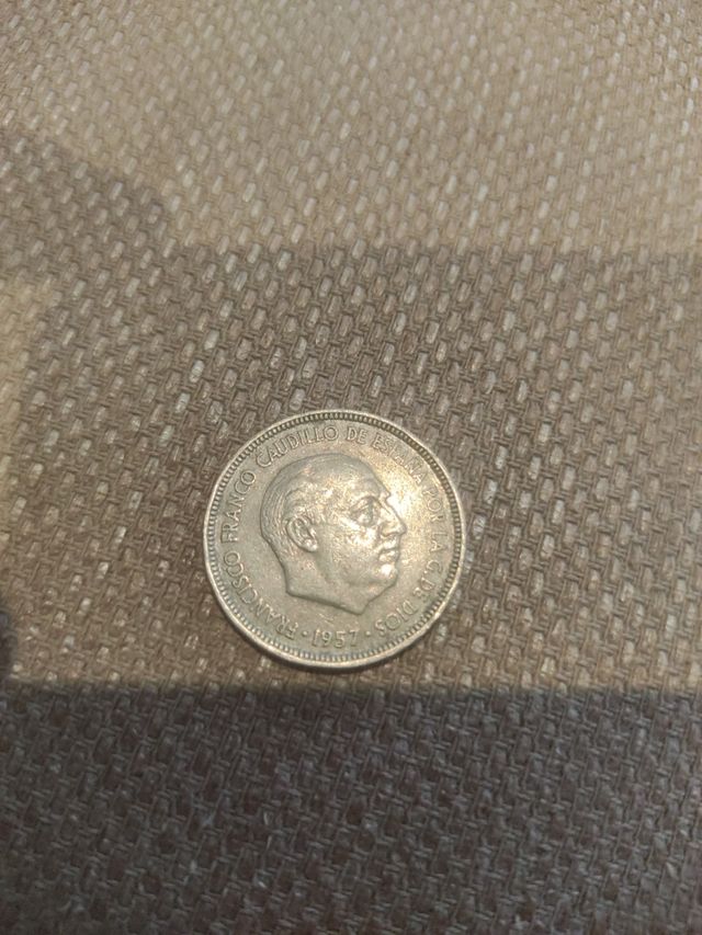 Moneda 5 pesetas 1957