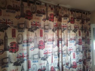 Cortinas salón Londres
