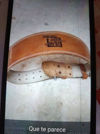 Cinturón lumbar de trabajo 1,10 cm.