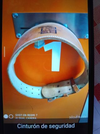 Cinturón lumbar de trabajo 1,10 cm.