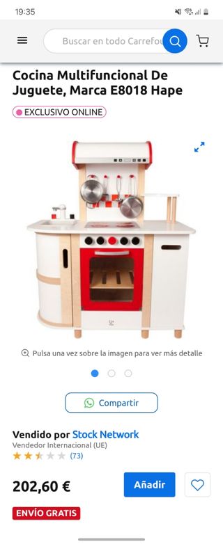 Cocinita de madera hape