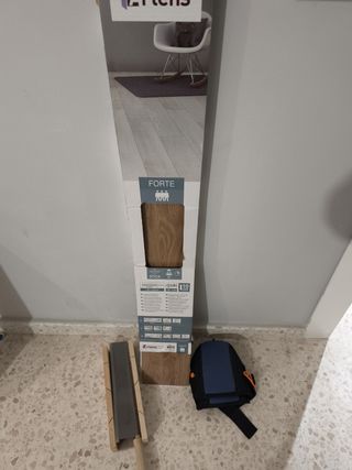 Kit montaje suelo laminado vinilico
