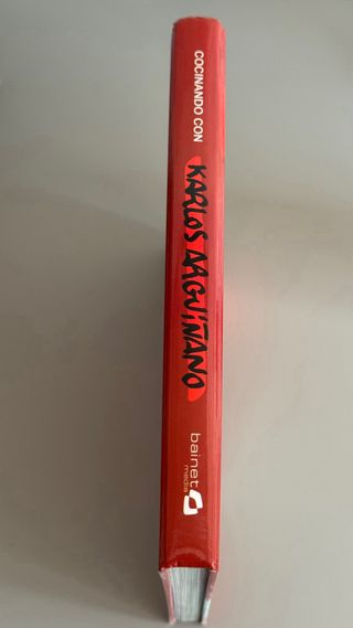 Libro receta cocina Cocinando con Karlos Arguiñano