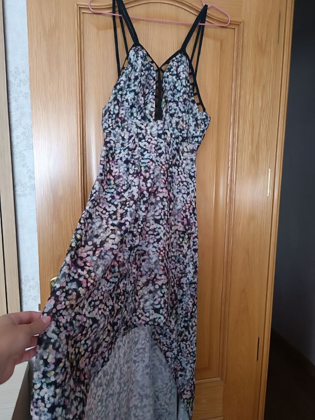 Vestido tirantes dos largos de colores