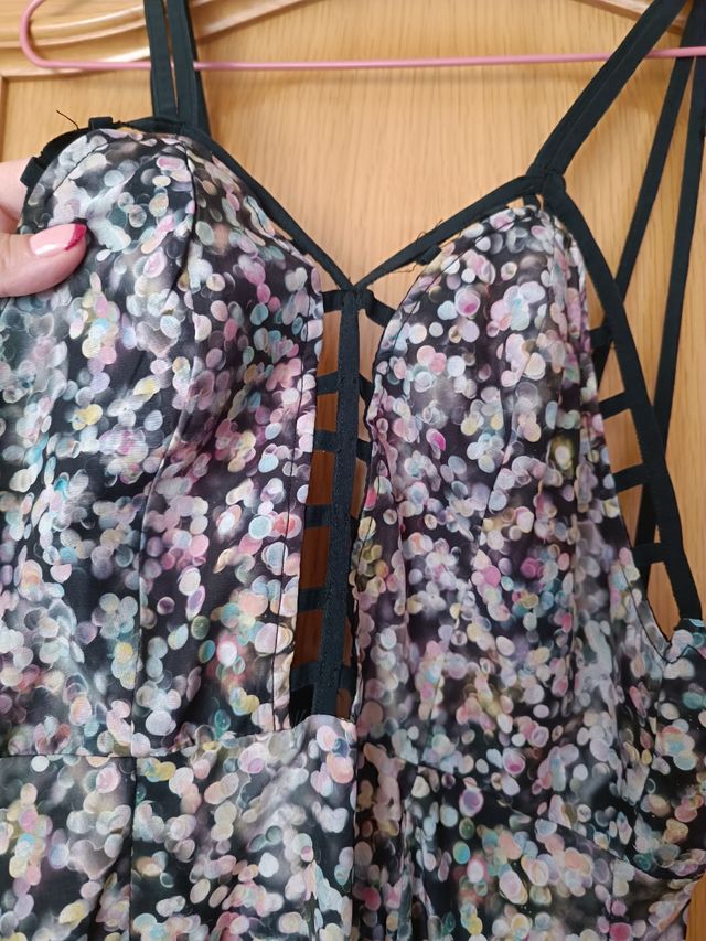 Vestido tirantes dos largos de colores