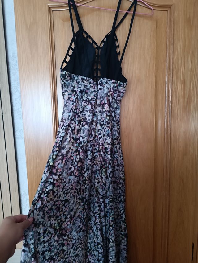 Vestido tirantes dos largos de colores