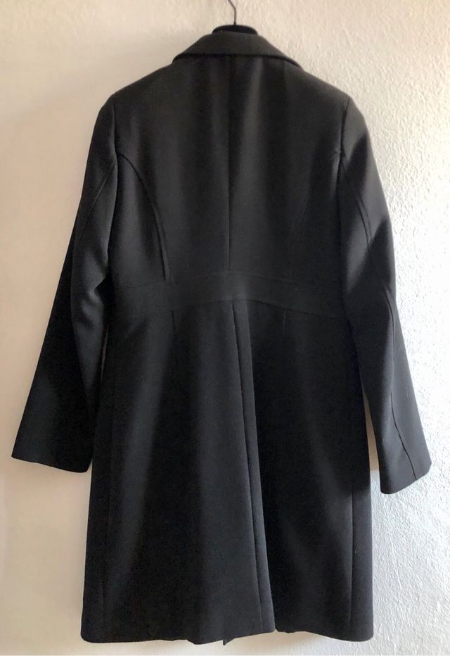 Abrigo mujer de fiesta negro