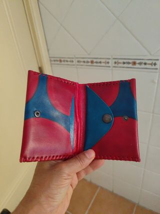 REBAJADA: PRECIOSA BILLETERA MONEDERO PIEL 