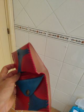 REBAJADA: PRECIOSA BILLETERA MONEDERO PIEL 