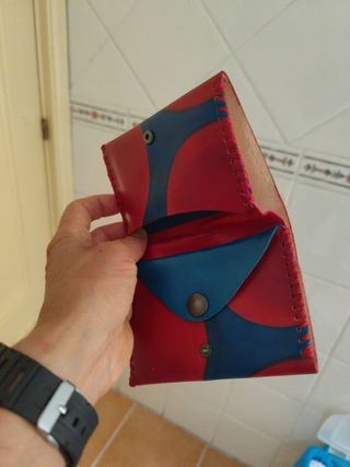 REBAJADA: PRECIOSA BILLETERA MONEDERO PIEL 