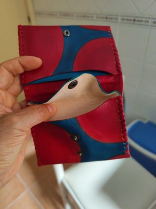 REBAJADA: PRECIOSA BILLETERA MONEDERO PIEL 