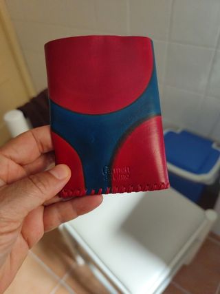 REBAJADA: PRECIOSA BILLETERA MONEDERO PIEL 