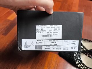 Zapato negro mujer 