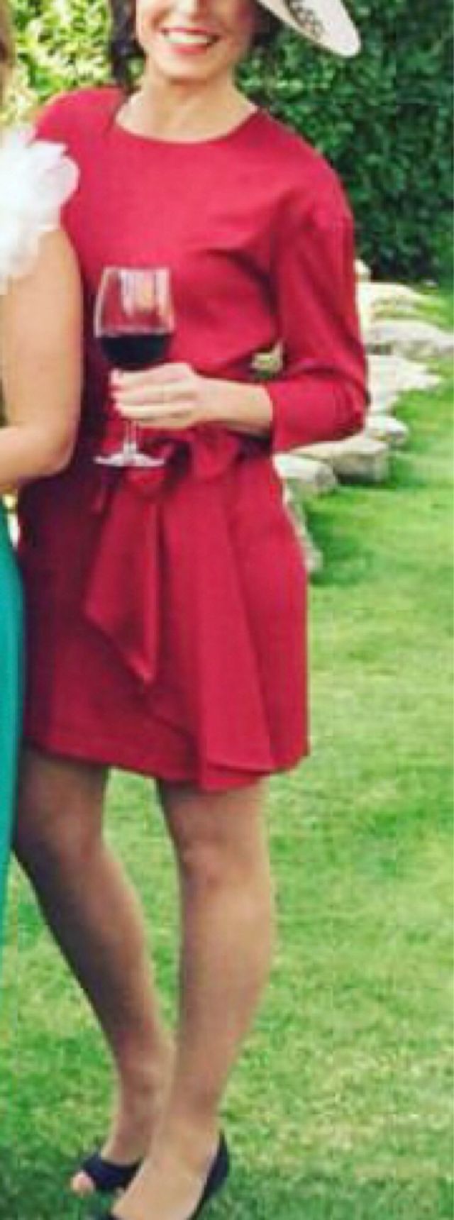 Vestido de fiesta mujer rojo Hoss