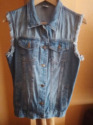 Chaqueta vaquera sin manga
