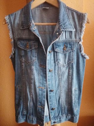 Chaqueta vaquera sin manga