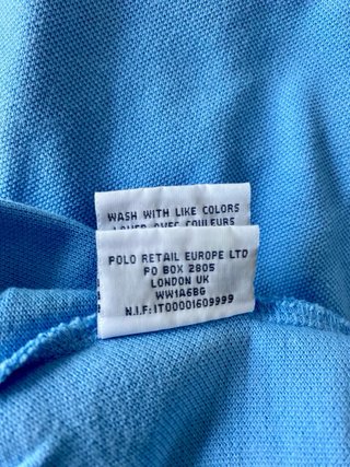 Polo Ralph Lauren mangas largas.