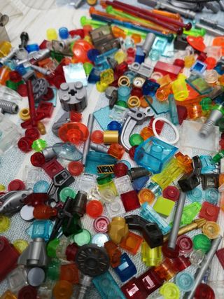 Piezas lego cristales