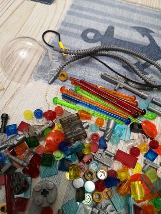 Piezas lego cristales