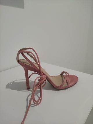 Sandalias Rosas Zara 