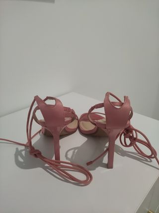 Sandalias Rosas Zara 