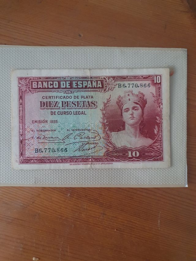 Billetes de pesetas antiguas