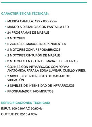 Camilla Automasaje Sensitive LH Undulhar System