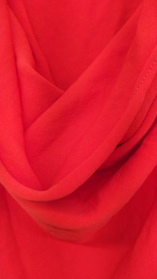 Blusa Zara Roja escote